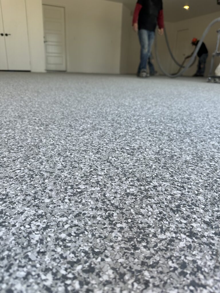 concrete floor coating with polyurea concrete resurfacing