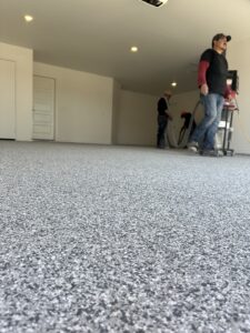 garage floors with stylish concrete coating